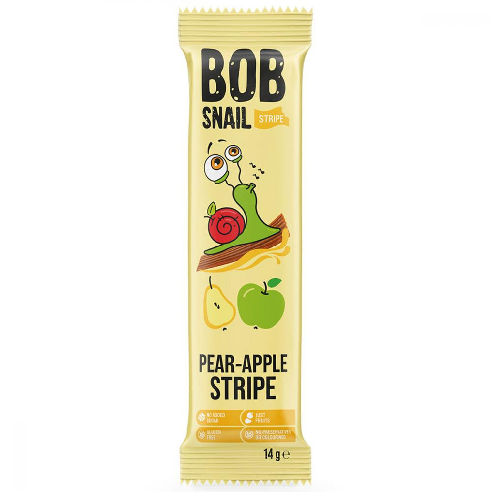 Bob Snail Натуральные грушево-яблочные конфеты 14г 4820206080714 - зображення 1