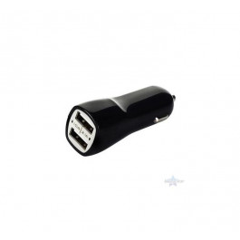 Drobak Универсальное зарядное устройство Dual USB для авто (Black) (905301)