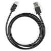 Vinga USB 2.0 AM to Type-C 1m stainless steel black (VCPDCTCSSJ1BK) - зображення 1