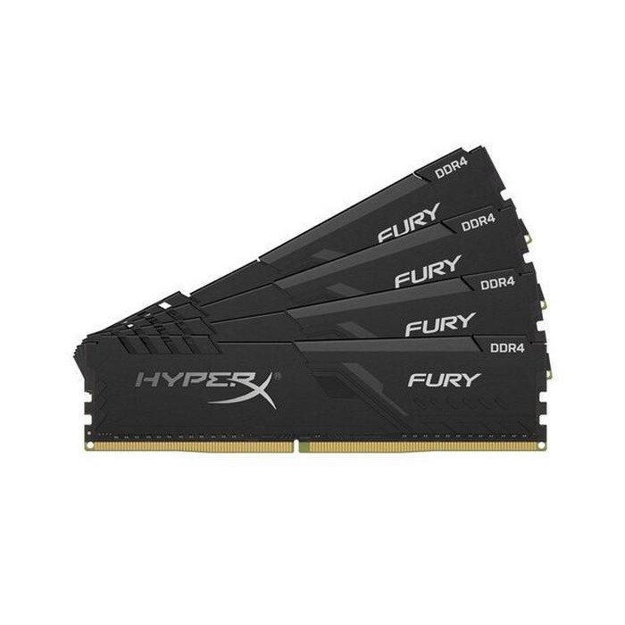 HyperX 32 GB (4x8GB) DDR4 3000 MHz Fury Black (HX430C15FB3K4/32) - зображення 1