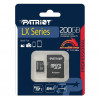 PATRIOT 200 GB microSDXC UHS-I + SD adapter PSF200GMCSDXC10 - зображення 1