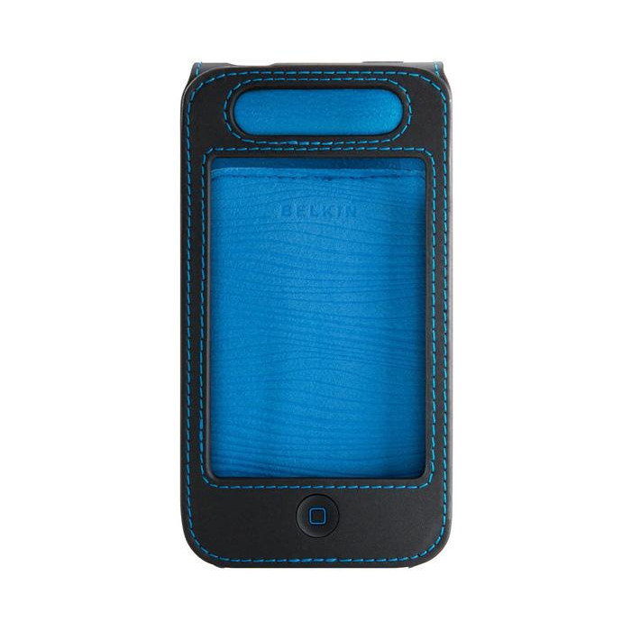 Belkin Verve Sleeve Cinema Leather for iPhone 4 Black F8Z636CW - зображення 1