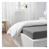 IKEA DVALA Простыня с резинкой, светло-серый (504.824.59) - зображення 2