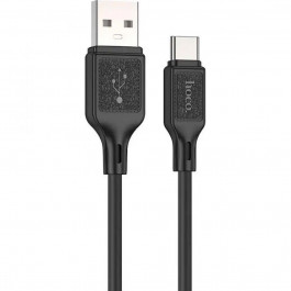 Hoco X90 Cool USB Type-A to USB Type-C 1m Black (6931474788443)