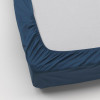 IKEA ULLVIDE простыня с резинкой, 180x200, темно-синий (703.427.26) - зображення 4
