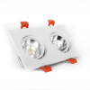 Electro House Точечный светильник LED белый двойной 5W угол поворота 45° (EH-CLM-03) - зображення 2