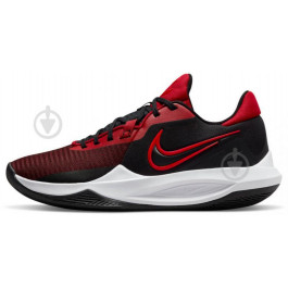 Nike Чоловічі кросівки для баскетболу  Precision VI DD9535-002 46 (12US) 30 см Black/University Red-Gym R