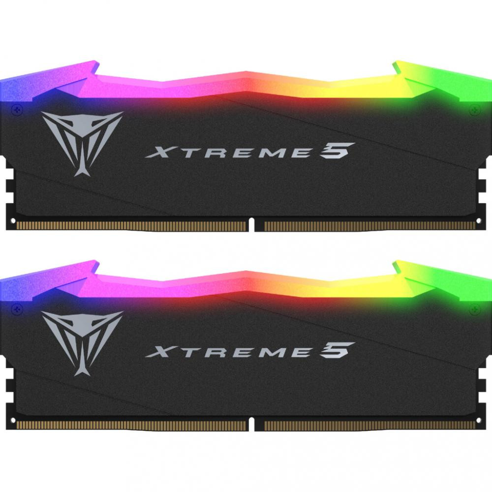 PATRIOT 32 GB (2x16GB) DDR5 7800 MHz Xtreme 5 RGB (PVXR532G78C38K) - зображення 1