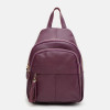 Borsa Leather Рюкзак  K11032v - violet жіночий шкіряний фіолетовий - зображення 2