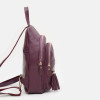 Borsa Leather Рюкзак  K11032v - violet жіночий шкіряний фіолетовий - зображення 4