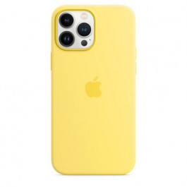 Apple iPhone 13 Pro Max Silicone Case with MagSafe - Lemon Zest (MN6A3)