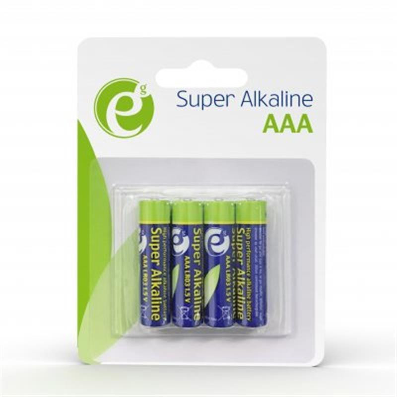 EnerGenie AAA bat Alkaline 4шт (EG-BA-AAA4-01) - зображення 1