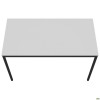 Art Metal Furniture Турин 118.7х60 чорний графіт/Білий (217740) - зображення 3