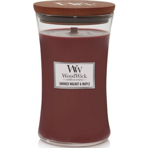 WoodWick Ароматична свічка з ароматом копченого горіха і клена  Large Smoked Walnut & Maple 609 г (1694652E) - зображення 1