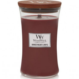 WoodWick Ароматична свічка з ароматом копченого горіха і клена  Large Smoked Walnut & Maple 609 г (1694652E)