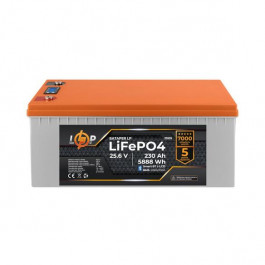 LogicPower LiFePO4 25,6V - 230 Ah 5888Wh BMS 200A/100А пластик LCD Smart BT (23535)