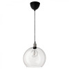 IKEA JAKOBSBYN / JLLBY, 793.880.60 - Подвесной светильник, прозрачное стекло, никелированный - зображення 1