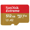 Карта пам'яті SanDisk 512 GB microSDXC UHS-I U3 V30 A2 Extreme (SDSQXAV-512G-GN6MN)