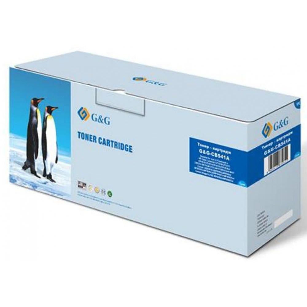 G&G Картридж для HP Color LJ CP1215/CP1510 Cyan (G&G-CB541A) - зображення 1