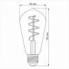 VIDEX LED Filament ST64FASD 5W E27 2200K диммерная (VL-ST64FASD-05272) - зображення 5