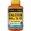 Mason Natural Кальцій 600 мг і Вітамін D3 60 таблеток (MAV08895) - зображення 1