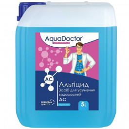 AquaDOCTOR Альгицид  AC (5 л) непенящийся препарат для борьбы с водорослями, грибком и плесенью в воде бассейно
