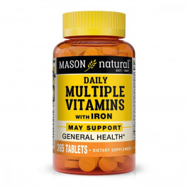 Mason Natural Мультивітаміни  з залізом на кожен день 365 таблеток (MAV00003)