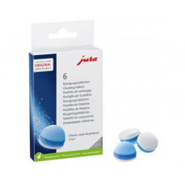 Jura Таблетки для очищення кавомашини від олій та жирів Cleans & Protects 6 шт. (62715)