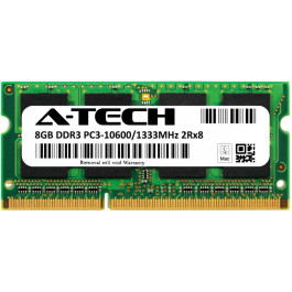 A-Tech 8 GB SO-DIMM DDR3 1333 MHz (AT8G1D3S1333ND8N15V)