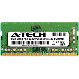 A-Tech 8 GB SO-DIMM DDR4 2666 MHz (AT8G1D4S2666NS8N12V)