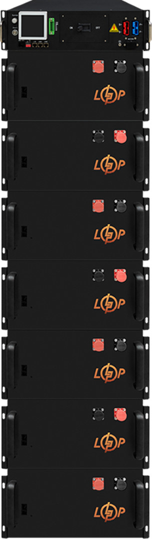 LogicPower LP LiFePO4 Battery HVM 358,4V 100Ah 35840 Wh BMS 125А металл (24311) - зображення 1