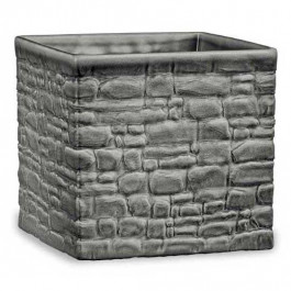 Scheurich Кашпо керамическое Stone Look 13" квадратный 2,028 л бетон (4002477634197)