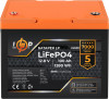 LogicPower LP LiFePO4 12,8V - 100 Ah 1280Wh BMS 100A/50А пластик для ИБП (24658) - зображення 1