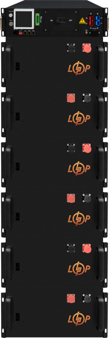 LogicPower LP LiFePO4 Battery HVM 307,2V 160Ah 49152 Wh BMS 125А металл (24745) - зображення 1