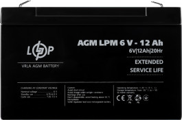LogicPower AGM LPM 6V - 12 Ah (25433)