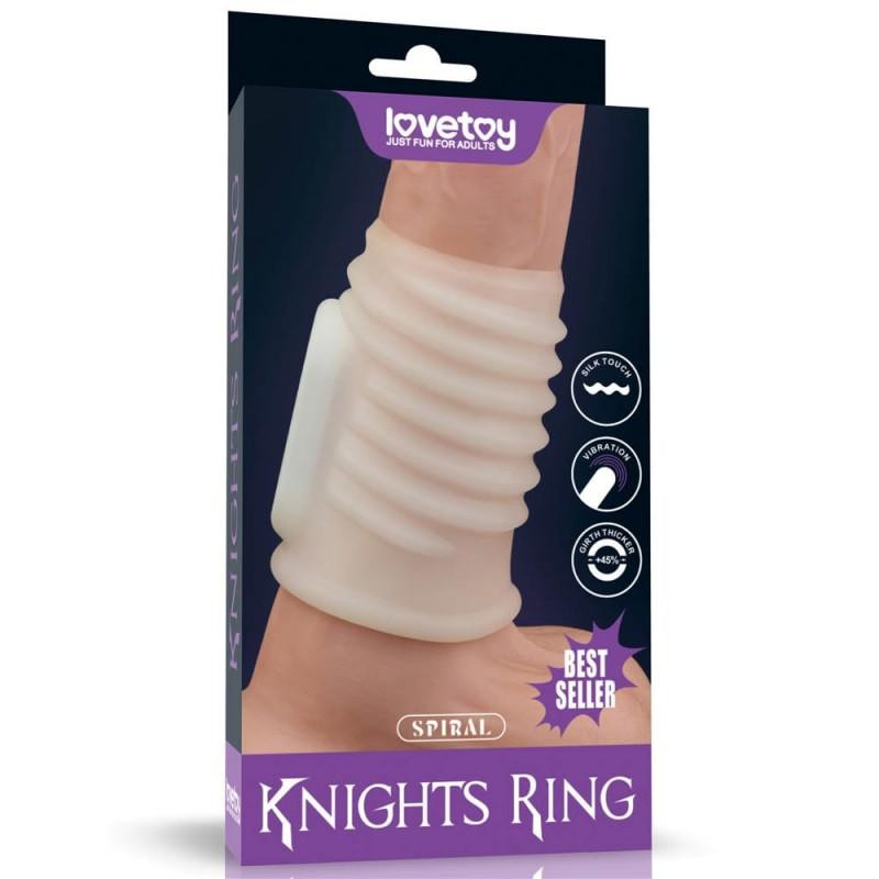 LoveToy Vibrating Spiral Knights Ring (6452LVTOY863) - зображення 1