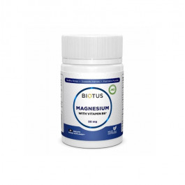 Biotus Magnesium with Vitamin B6 133 mg Магній і Вітамін В6 30 Таблеток BIO-530272