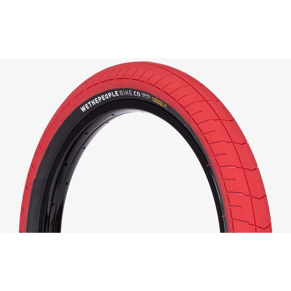 Wethepeople Покришка  ACTIVATE Tire червона/чорні боки 20"x2.4" 100 PSI - зображення 1