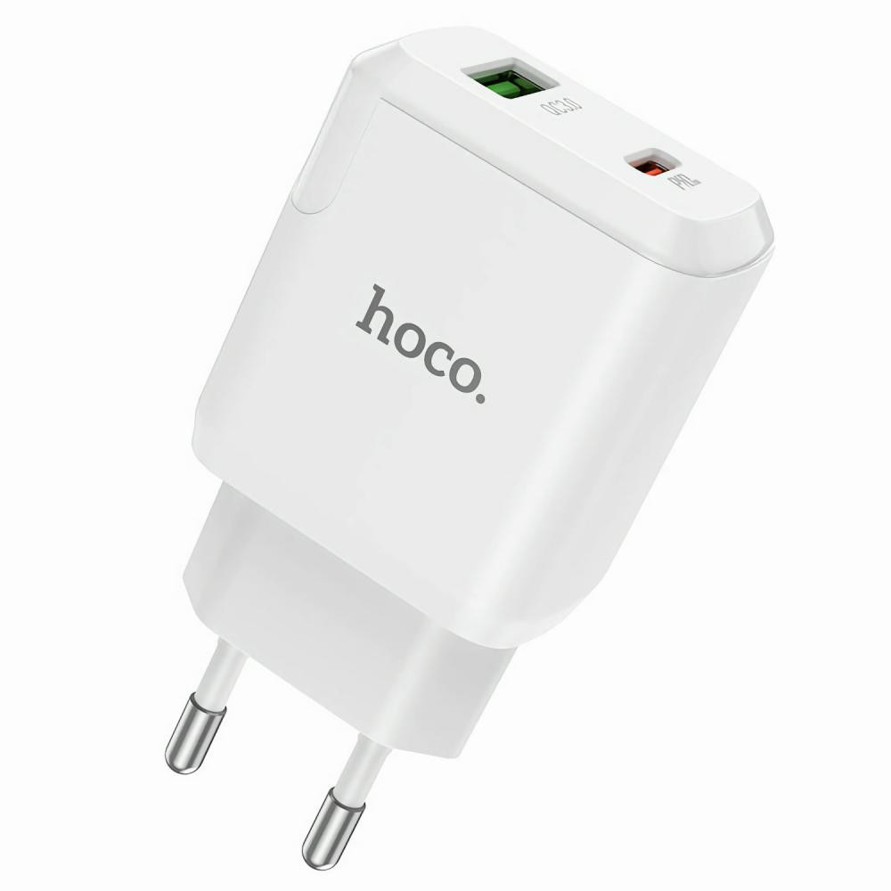 Hoco N5 Favor 20W PD+QC3.0 White - зображення 1