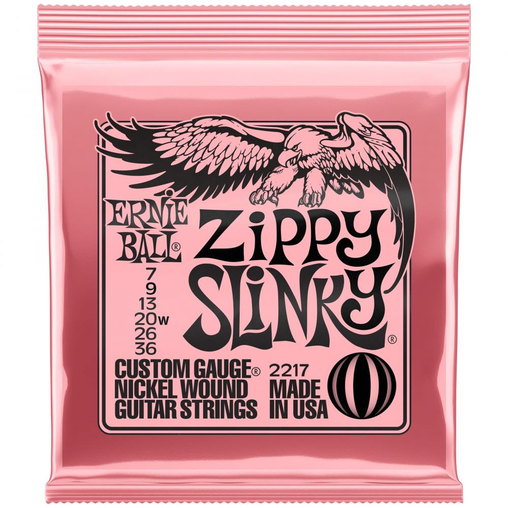 Ernie Ball P02217 Zippy Slinky Nickel Wound 07/36 - зображення 1