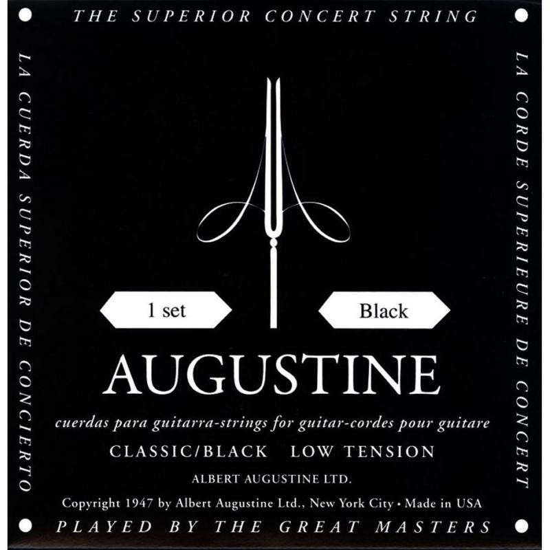 Augustine Струны для классической гитары  Classic/Black Label Classical Guitar Strings Low Tension - зображення 1