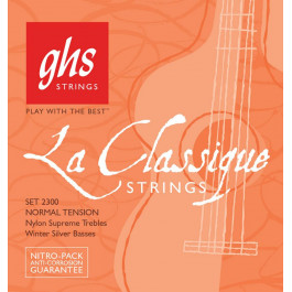   GHS Strings Струны для классической гитары GHS 2300 La Classique Strings Normal Tension