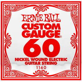 Ernie Ball Струна 1160 Nickel Wound Electric Guitar String .060