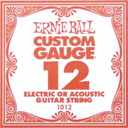   Ernie Ball Струна 1012 Plain Steel .012