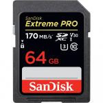 SanDisk 64 GB SDXC UHS-I U3 Extreme Pro SDSDXXY-064G-GN4IN