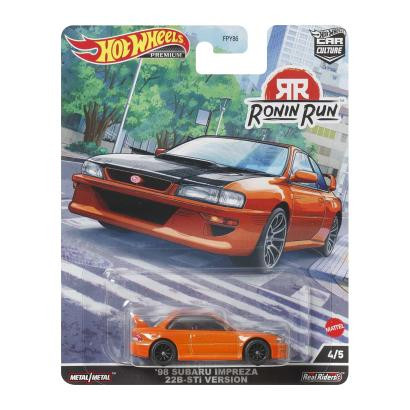 Hot Wheels 98 Subaru Impreza 22B STi-Version Car Culture Ronin Run 1:64 HCK14 Orange - зображення 1