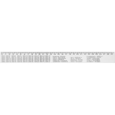 ECONOMIX Лінійка  30 см таблиці: множення, обсягу, площі, маси, друкована (E81330-02) - зображення 1