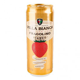 Villa Bianca Сидр  Fragolino Bianco з/б, 0,33 л (4820002713007)