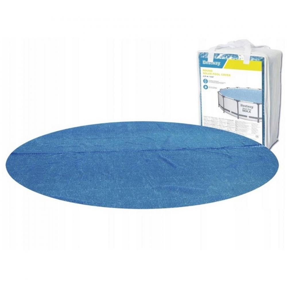 Bestway Теплозберігаюче покриття (солярна плівка) для басейну  462 см Синій - зображення 1