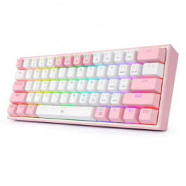 Redragon Fizz K616 Pro White-Pink RGB ENG